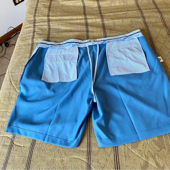 Peter Millar Stealth Performance Shorts Light Blue Size 42 Sold Out Online - Picture 11 of 12